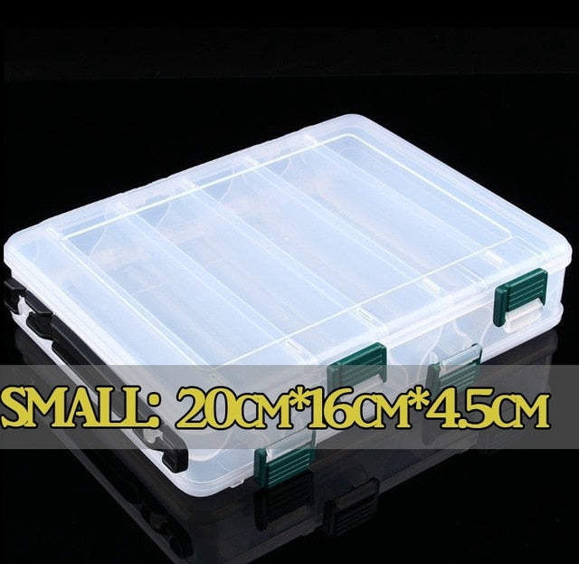 Fishing Lure Box Double Sided Tackle Box Fishing Lure Egi Squid Jig Pesca Accessories Box Minnows Bait Fishing Tackle Container