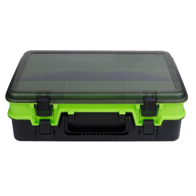 Multi-function  Large Capacity Fishing Tackle Box Double-layer Bait Box Portable Fishing Tackle Storage Box