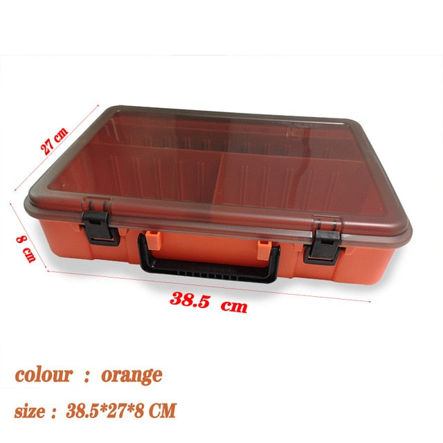 Multi-function  Large Capacity Fishing Tackle Box Double-layer Bait Box Portable Fishing Tackle Storage Box