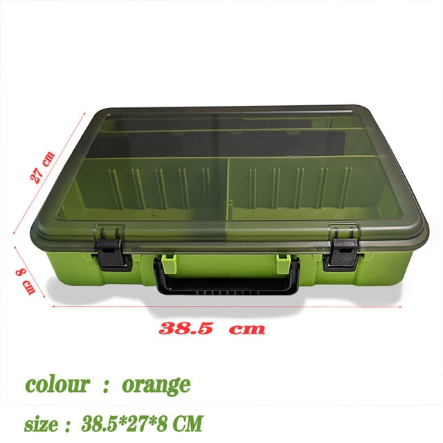 Multi-function  Large Capacity Fishing Tackle Box Double-layer Bait Box Portable Fishing Tackle Storage Box